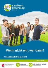 Plakat für das Projekt Integrationshelfer © Landkreis Rotenburg (Wümme)